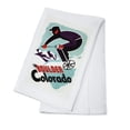thumbnail image 1 of Ski Boulder, Colorado (100% Cotton Tea Towel, Decorative Hand Towel, Kitchen and Home), 1 of 3
