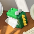 thumbnail image 2 of Dispensador de pañuelos con tapa de goma para pañuelos, cocodrilo, 2 of 3