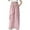 Pink, variant on FAIWAD Girls Trendy Cargo Pants Solid Color Elastic Waist Lightweight Joggers Teen Baggy Comfy Multiple Pockets Trousers