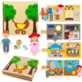 thumbnail image 1 of Montessori Busy Book Sendhjurf para niñas de 3 a 7 años, 1 of 8