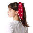 thumbnail image 3 of Dinheiro Diademas para el pelo, coleteros, coleteros 2 en 1, accesorios vintage para mujeres y niñas, 3 of 6
