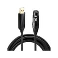 thumbnail image 5 of USB to XLR Female Microphone Cable for Dynamic Condenser Mics and PC Recording Plug and for Play, 5 of 6