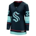 thumbnail image 2 of Women's Fanatics Yanni Gourde Navy Seattle Kraken Home Breakaway Player Jersey, 2 of 3