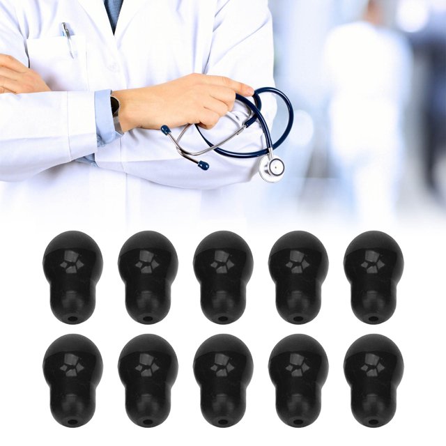 Stethoscope Earplugs, Silicone Stethoscope Ear Tips Soft 2.5mm Hole Diameter for Stethoscopes