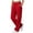 Red #40, variant on WULMLEO Women's Sweatpants Solid Elastic Waist Wide Leg Fall Winter Paloma Pants Trendy Work Pant Trendy Oversized Trousers with Pockets Light Green L