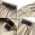 thumbnail image 5 of KIHOUT Men's Lightweight Tactical Cargo Shorts - 90% Nylon 10% Spandex, Buckle Waistband, Velcro Cargo Pockets, Knee-Length for Outdoor Hiking, Running and Casual Daily Wear, 5 of 9