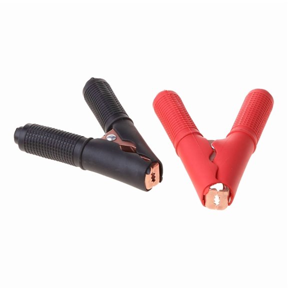 Red & Black 100A Alligator Clip Test Leads - Heavy Duty for Battery/Electrical Testing