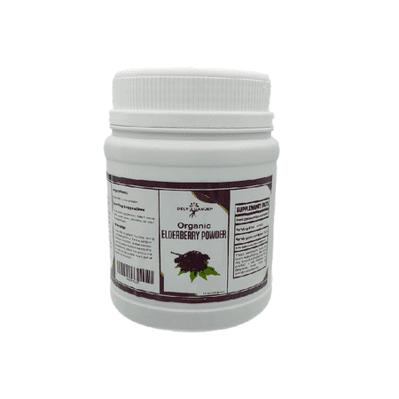 Organic Elderberry Powder, 10 oz; Freeze Dried and Pure Elderberry Powder For Juice and Others