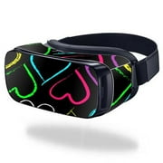 MightySkins SAGEVR-Hearts Skin for Samsung Gear VR Original Cover Wrap Sticker - Hearts