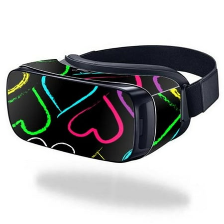 MightySkins SAGEVR-Hearts Skin for Samsung Gear VR Original Cover Wrap Sticker - Hearts