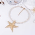 thumbnail image 5 of Terandius Starfish Jewelry Set for Women, Coastal Beach Necklace and Earrings Set, Ocean-Inspired Summer Vacation Jewelry, Minimalist Seaside Gift Set, 5 of 7