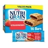 Nutri-Grain Soft Baked Breakfast Bars, Made with Whole Grains, Kids Snacks, Value Pack, Strawberry, 20.8oz Box (16 Bars) (Pack of 3)