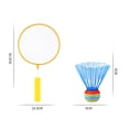 thumbnail image 3 of Maoww 1 Pair Kids Badminton Racket Indoor Outdoor Sport Game Training Fitness Toy Sport Equipment Pink, 3 of 5