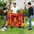 thumbnail image 4 of Costway Jumbo 4-to-Score 4 in A Row Giant Game Set Kids Adults Family Fun Red+Blue, 4 of 10
