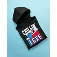 thumbnail image 3 of Relaxed Chill Mode - ICEE Bear Fun Graphic Men's Hoodie, 3 of 4