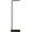 7-shaped with no hooks, variant on Metal Coat Rack, Modern Clothing Tree with Heavy-weight Slate Base, Small Coat Stand for Entryway/Bedroom/Hallway, Standing Plant Hanger