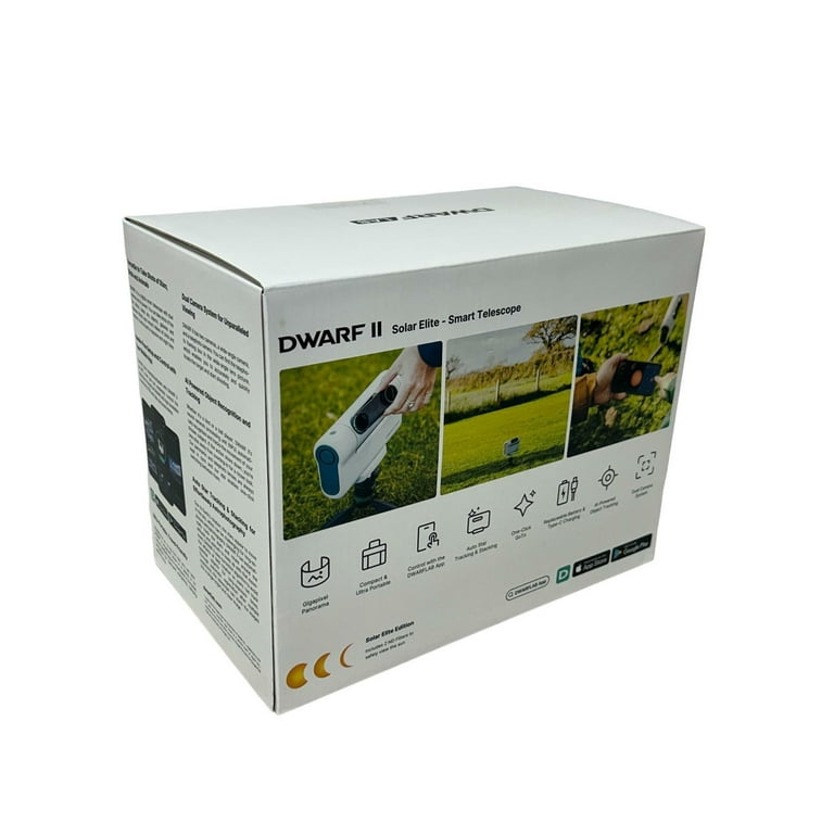 Dwarf Lab DWARF II Smart Telescope, Solar Filters, AI Tracking