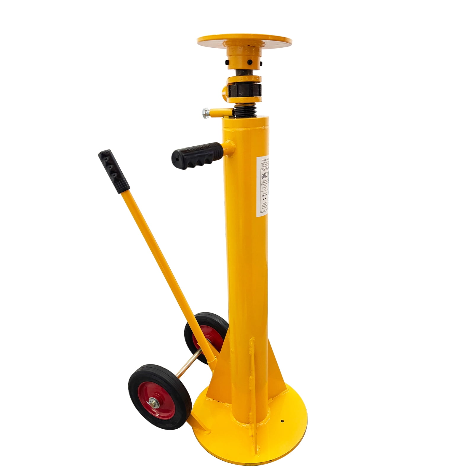 Standard Duty Trailer Stabilizing Jack Stand 100000Lb Static Capacity Spiral Ascending Jack Bracket