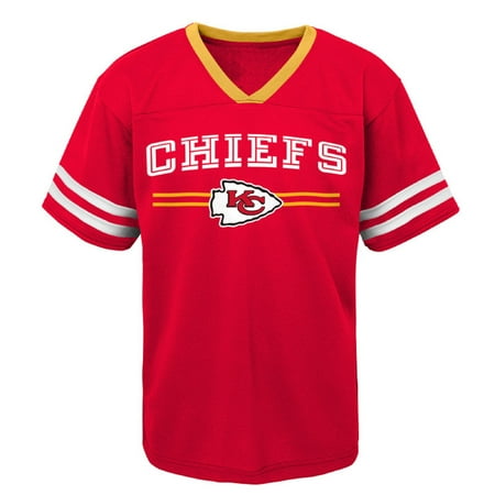Kansas City Chiefs Jersey - Youth Red Kansas City Chiefs Mesh V-Neck T-Shirt