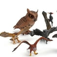 thumbnail image 3 of Modelo de de águila calva simulado de pájaro realistas de acción de águila de plástico para colección de juguetes educativos de ci Hugo aves silvestres animales figura, 3 of 6