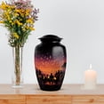 thumbnail image 7 of MUKTIVE Music Urns for Human Ashes Adult Man & Women, Large Black Urns for Human Ashes, Unique Memorial Urn for Male & Female, Decorative Funeral Urn for Grandfather & Grandmother, 10 Inch, 7 of 7
