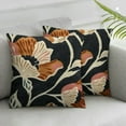 thumbnail image 3 of nygtbtfer Black and Beige Pillow Covers , Neutral Plant Decorative Throw Pillow Cover, Abstract Flower Plant for Sofa Bed Girls Room Home Decor Reversible Pillowcase White, 3 of 7