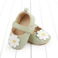 thumbnail image 5 of SYNPOS 0-18M Baby Girls Flower Shoes PU Leather Shoes Soft Sole First Walkers, 5 of 7