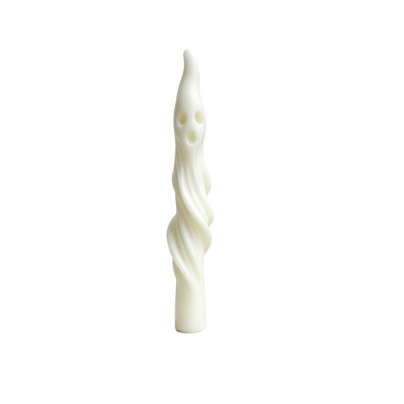 Cute Ghost Shaped Taper Candles, Spooky Seasonal Scented Pillar Candles, Farmhouse Fall Tabletop Decor, Festive Home Ambient Decor & Centerpiece Accents