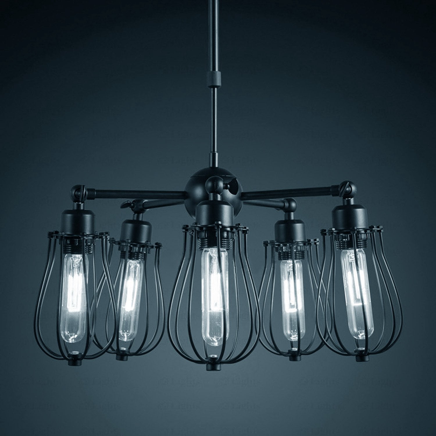 Luxrite Vintage T9 LED Tube Light Bulbs 60W Equivalent, 5000K Bright White, 550LM, Dimmable, 5W, UL, E26 Base 6 Pack