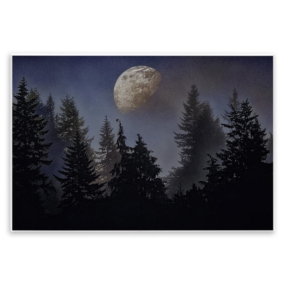 Stupell Industries Love And The Moon Wall Plaque Art design by Sophie 6, 10 x 15