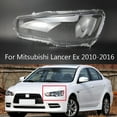 thumbnail image 1 of For Mitsubishi Lancer Ex 2010 2011 2012 2013 2014 2015 2016 Headlight Cover Transparent Lampshade Shell Headlamp Lens, 1 of 1