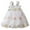 White, variant on MeetoTime Girls Princess Dress Summer Sleeveless Floral Embroidery Mesh Dresses 6 Months-5 Years Baby Clothes