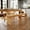 Light Natural, variant on BizChair 8' x 12" Antique Rustic Solid Pine Folding Farm Bench with 3 Legs