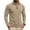 A151 Khaki, variant on Trikvn Men's Quarter Zip Pullover Shirts Long Sleeve Mock Neck Slim Fit Athletic Tops Casual Lightweight Activewear Sweaters for Golf Workout Running and Daily Wear