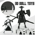 thumbnail image 2 of T13 Action Figure Wandering Hero, Titan 13 Robot Action Figure, 3D Printed Robot 13 Action Figure, Assembled Multi-Jointed Movable Ronin Model, 2 of 7