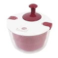 thumbnail image 2 of Spinners para ensalada domésticos, herramienta para ensaladas, ensaladera de secado rápido, cesta de almacenamiento fácil de usar, cesta Rosa roja Soledad Escurridor de ensalada, 2 of 7