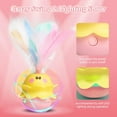 thumbnail image 1 of FNNMNNR Jouet pour Chat Monstre 2-en-1 Automatique Interactif Jouet pour Chat d'Intérieur Plumes Réelles Éclairage LED Souris Couineur Type-C Rechargeable, 1 of 5