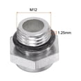 thumbnail image 3 of Unique Bargains M12x1.25mm Male Threaded Aluminum Air Compressor Oil Level Gauge Sight Glass 5Packs, 3 of 5