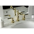 thumbnail image 3 of Kingston Brass KS1972KL Whitaker Widespread Bathroom Faucet with Brass Pop-Up, Polished Brass, 3 of 8