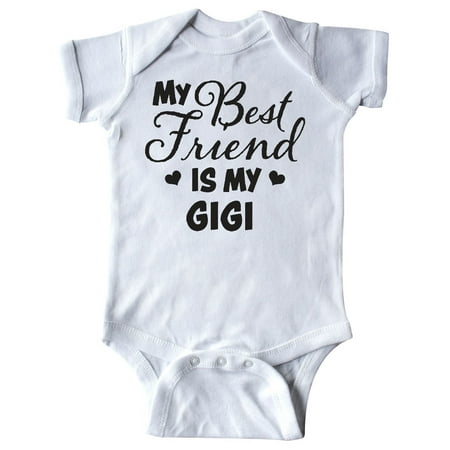 

Inktastic My Best Friend is My Gigi with Hearts Gift Baby Boy or Baby Girl Bodysuit
