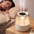 thumbnail image 4 of BZPIZ Heating, Cooling & Air Quality Under $5 USB Personal Desktop Humidifier Quiet Ultrasonic Air Humidifier for Large Room, Plants, Baby Nursery, Indoor, Night Light, Easy to Clean, 4 of 9