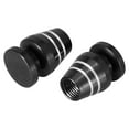 thumbnail image 4 of 4pcs Black Tire Stem Valve Caps Wheel Valve Covers Car Dustproof Cup Shaped Cap, 4 of 6