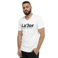 thumbnail image 3 of La'Jor Unisex Short Sleeve V-Neck T-Shirt, 3 of 4
