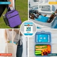 thumbnail image 2 of Healthy Packers Reusable Ice Packs for Lunch Box and Cooler, Blue, 6 Pack, 2 of 9