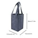 thumbnail image 2 of YSNOOWE 4Ud Bolso De Mano Para De Vino Con Compartimentos Acolchados Y Sofisticado, 2 of 8
