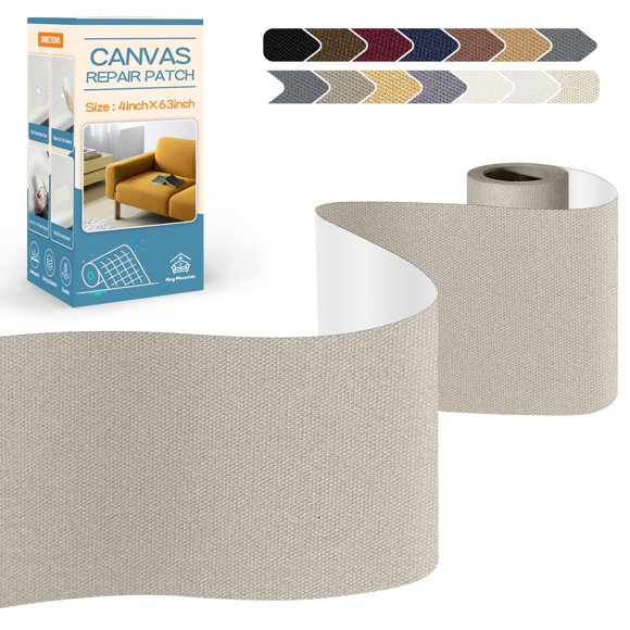 Cinta para Reparación de Lona KING MOUNTAIN Impermeable 10x160 cm Gris