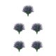 thumbnail image 3 of Flores Artificiales Advancent 8x Artesanales Para Decoración De Fiestas Aspecto Realista Color Púrpura, 3 of 6