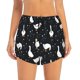 thumbnail image 2 of Balery Fashionable Goose Pantalones cortos deportivos para mujer con forro y dos bolsillos, elásticos, para entrenamiento, gimnasio, yoga-XX-Large, 2 of 7