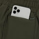 thumbnail image 3 of Pantalones cortos para correr de secado rápido para mujer Capa deportiva Cintura elástica Pantalones cortos de entrenamiento activo con bolsillos Adepaton LRWJ644-4, 3 of 8