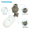 thumbnail image 2 of Water Level Controller Animal Feeding Filling Replenishing Valves Level Controller for Diy Adjustable Dispenser Aquarium Swimming Pool Accessories, 2 of 9